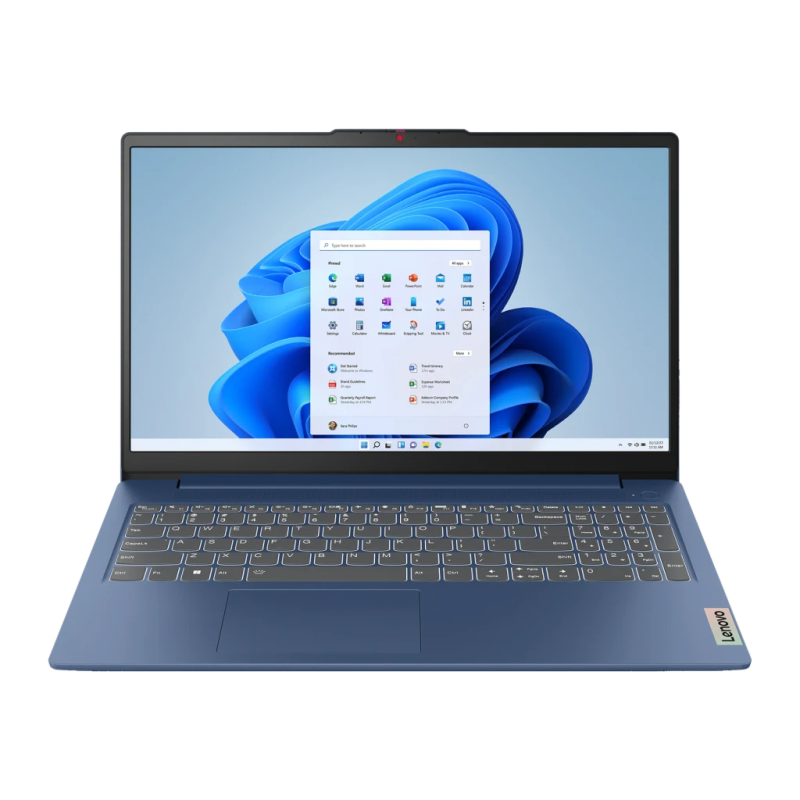 Lenovo IdeaPad Slim 3 15ABR8 16GB/512GB 15,6 pouces Full HD AMD Ryzen 7 5825U SSD NVMe PCIe 4.0 Windows 11 Home Bleu PC portable