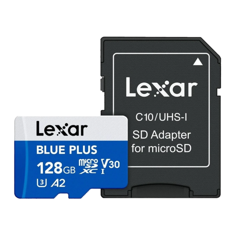 Lexar 128GB Bleu 170MB/s V30 U3 A2 UHS-I Carte microSDXC