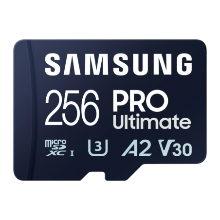 Samsung Pro Ultimate 256GB Bleu 200MB/s V30 U3 A2 UHS-I Carte microSDXC