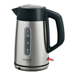 Bosch 1,7L 2400W Noir TWK4P440 acier inoxydable Bouilloire électrique