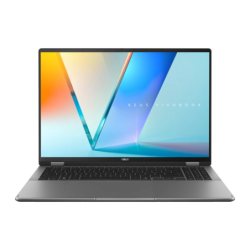 ASUS Vivobook 16 Flip 32GB/1TB SSD 16 pouces OLED Tactile Intel Core Ultra 9 386H Windows 11 Pro Gris TP3607AA PC portable