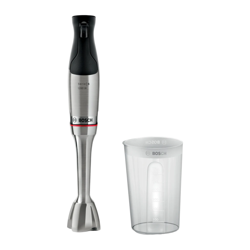 Bosch Serie 6 0,6L 1200W Acier Inoxydable MSM6M810 Mixeur plongeant