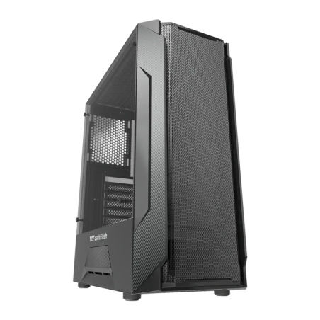 darkFlash LEO Verre Trempé ATX/mATX/ITX 240mm Radiateur Noir 3 ventilateurs Boîtier PC