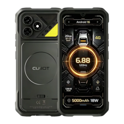 Cubot KingKong Dura 8GB/128GB Noir Rugged IP68/IP69K 6,88 pouces 120Hz 64MP 5000mAh x2 amovibles 20W NFC
