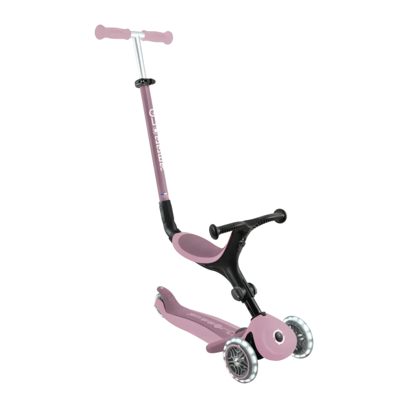 Trottinette enfant Globber Go Up Active Lights Eco Berry 3 en 1 2-6 ans