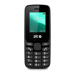 SPC Talk 2 Go 32GB Noir 2G GSM Double SIM microSD 1,77 pouces 1000mAh Téléphone basique