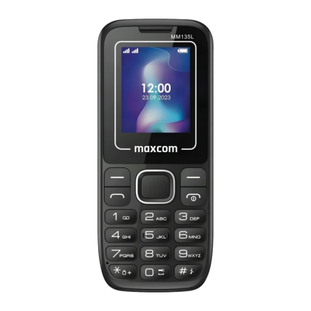Maxcom MM135 Light Noir/Bleu 1,77 pouces Téléphone basique