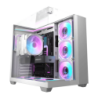 Darkflash TH285 Verre Trempé ATX/M-ATX/ITX Blanc Midi Tower 4 ventilateurs Boîtier PC