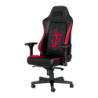 Noblechairs Hero DOOM Edition Noir/Rouge Simili Cuir 4D 150kg inclinable appui-tête Chaise gaming