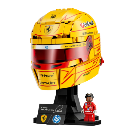 Set de construction LEGO Editions Scuderia Ferrari HP : Casque de Lewis Hamilton 43022 884 pièces