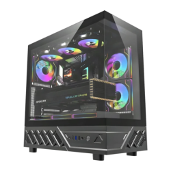 Darkflash DS950V Verre Trempé 270° ATX/M-ATX/ITX Noir Midi Tower Boîtier PC