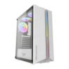 Darkflash DK151 Verre Trempé ATX Blanc Midi Tower 3 ventilateurs Boîtier PC