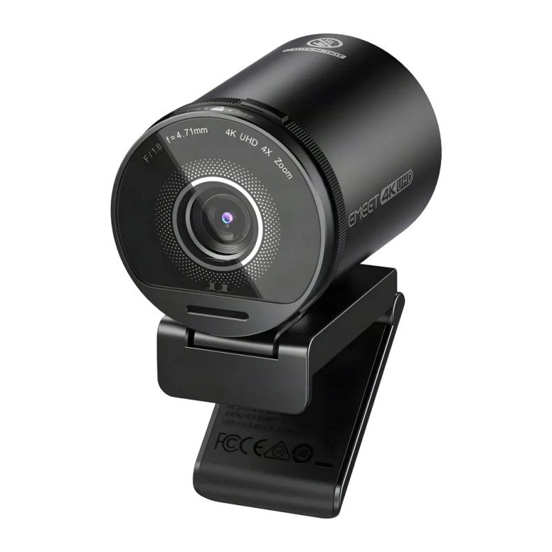 eMeet SmartCam S800 4K Noir 30fps mise au point automatique micro HDR Webcam