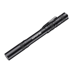 Superfire L28 Noir 121 lumens 52 m 5 modes + SOS IP44 Lampe torche LED