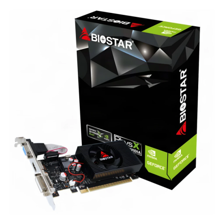 Biostar GeForce GT 730 4GB GDDR3 1 ventilateur Carte graphique