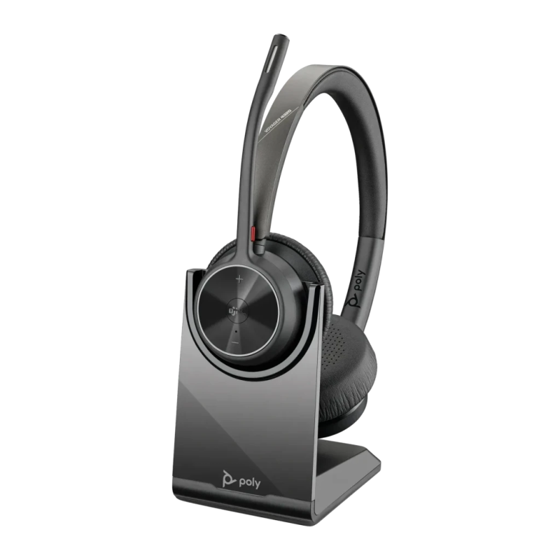 Poly Voyager 4320-M Microsoft Teams Noir Arceau avec micro Casque