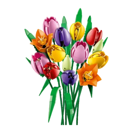 Set de construction LEGO Botanicals Bouquet de Tulipes 11501 576 pièces
