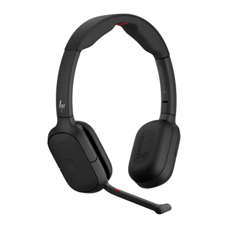 Poly Focus 625 Fold Stereo Noir Arceau ANC Bluetooth 52h Casque sans fil