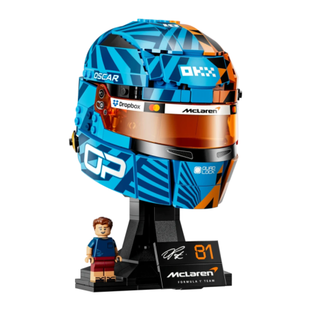 Set de construction LEGO Editions Casque d'Oscar Piastri McLaren Mastercard F1 Team 43017 793 pièces 14+ ans