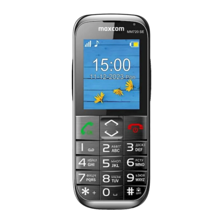 Maxcom MM720 SE Noir microSD 2,2 pouces 800mAh Téléphone basique