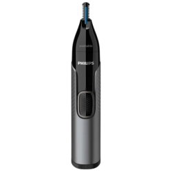 Philips NT365016 Nez/Oreilles/Sourcils Noir/Gris sec et humide Tondeuse à poils