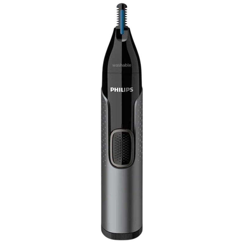 Philips NT365016 Nez/Oreilles/Sourcils Noir/Gris sec et humide Tondeuse à poils