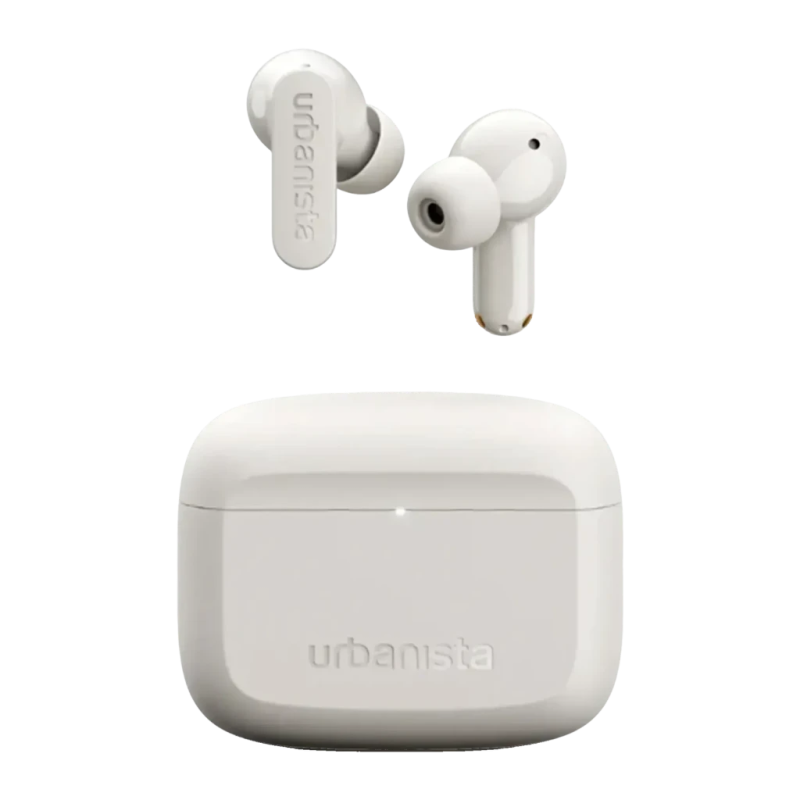 Urbanista Palo Alto Blanc TWS ANC Bluetooth 5.3 45h IP54 Écouteurs sans fil