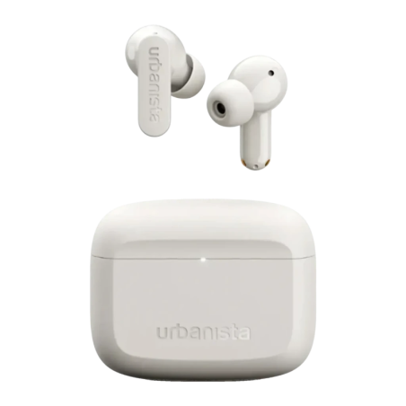 Urbanista Palo Alto Blanc TWS ANC Bluetooth 5.3 45h IP54 Écouteurs sans fil
