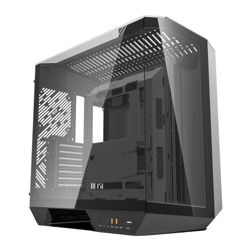 Darkflash DY470 ATX Radiateur 360mm Noir 3 ventilateurs Boîtier PC