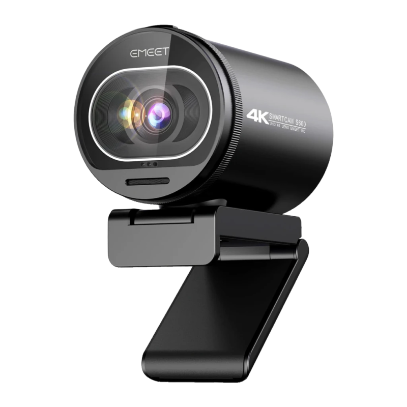 eMeet SmartCam S600 4K Noir 30fps mise au point automatique micro Webcam