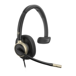 HP Poly Mission 815 Mono Noir Arceau ANC avec micro Casque