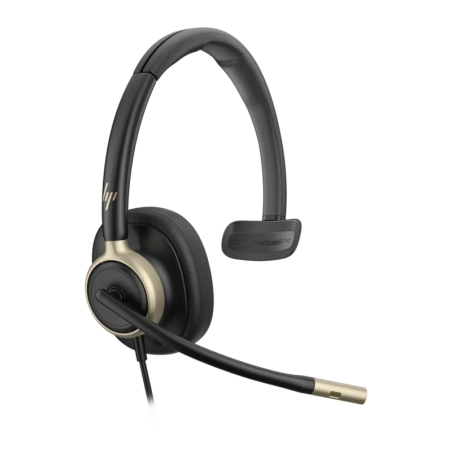 HP Poly Mission 815 Mono Noir Arceau ANC avec micro Casque