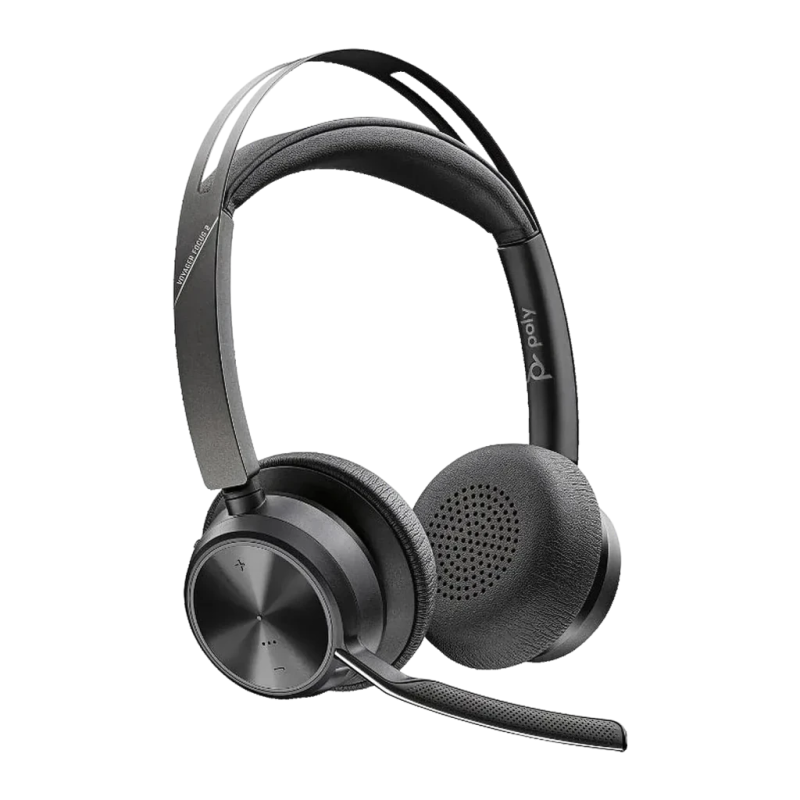 Poly Voyager Focus 2 USB-C Noir Arceau ANC Bluetooth 5.1 40h Casque sans fil