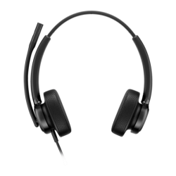 HP Poly Mission 425 USB-C Réduction de bruit Noir Arceau avec micro Casque