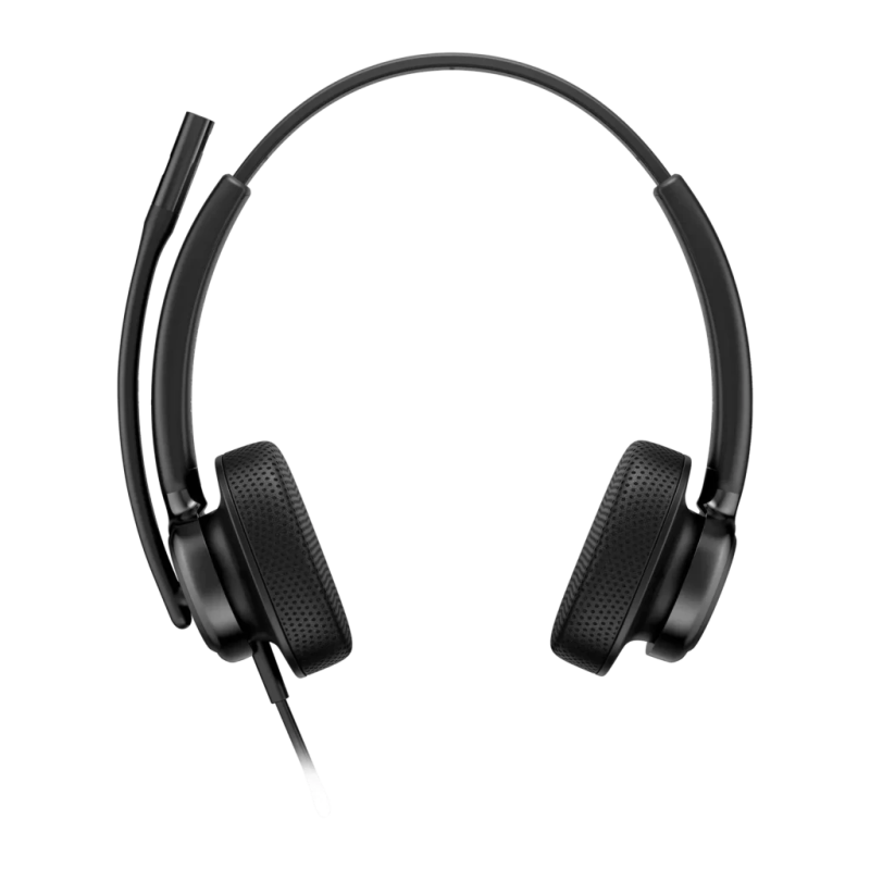 HP Poly Mission 425 USB-C Réduction de bruit Noir Arceau avec micro Casque
