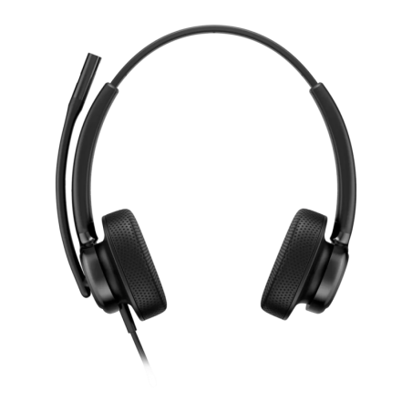 HP Poly Mission 425 USB-C Réduction de bruit Noir Arceau avec micro Casque