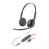 Poly Blackwire 3225 USB-A Noir Arceau ANC avec micro Casque