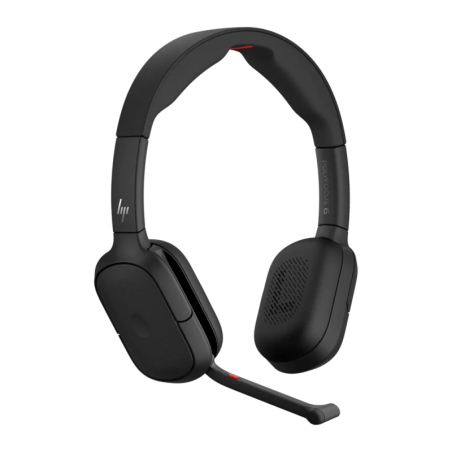 HP Poly Focus 625 USB-C Noir Arceau ANC Bluetooth 6.0 52h Casque sans fil