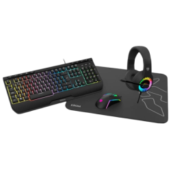 Krom Kenya 4 en 1 RGB à membrane Kit clavier et souris gaming