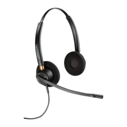 Poly EncorePro 520D Binaural avec QD Réduction de bruit Noir Arceau et micro Casque