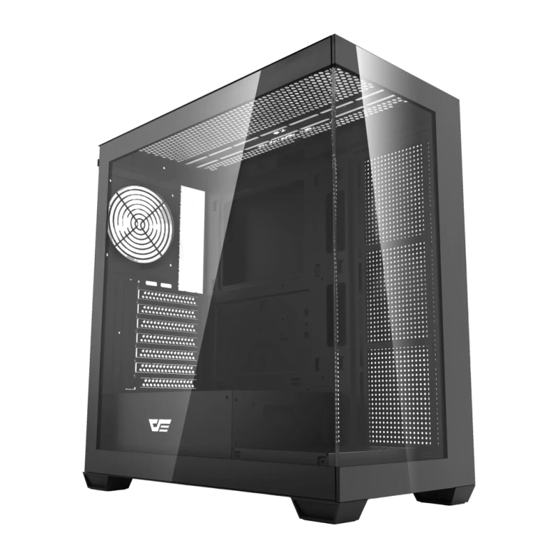 Darkflash DS900 Verre Trempé ATX Radiateur sup. 360mm Noir Midi Tower Boîtier PC