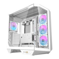 Darkflash DY470 ATX 4x 120mm ARGB Blanc Boîtier PC