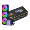 Darkflash CB360 360mm Noir 3 ventilateurs RGB Refroidissement liquide