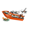 Set de construction LEGO City Bateau et Hélicoptère de Sauvetage des Garde-côtes 60504 742 pièces