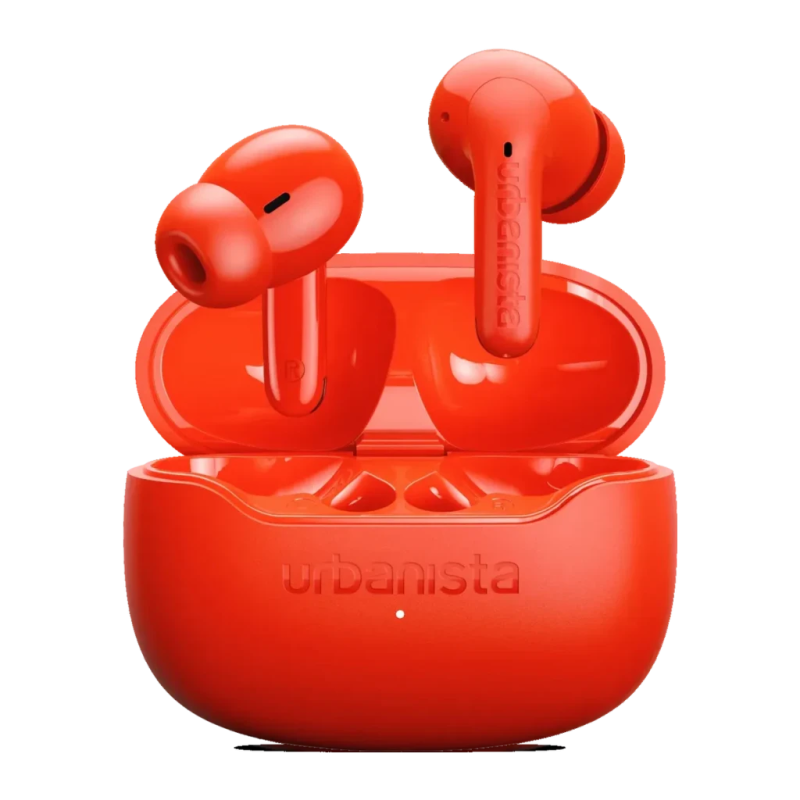 Urbanista Palermo Orange TWS ANC Bluetooth 6.0 32h IPX4 Multipoint Écouteurs sans fil
