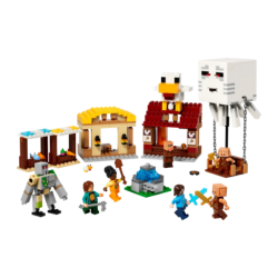Jeu de construction LEGO Minecraft 21273 Attaque du Ballon Ghast 555 pièces 10+ ans