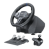 PXN V9 Gen2 Vibration adaptative double moteur Noir PC/PS4/Xbox/Switch 3 pédales 20 boutons Volant gaming