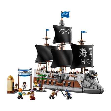 Set de construction LEGO One Piece Bateau de la Marine de Garp 75646 1705 pièces