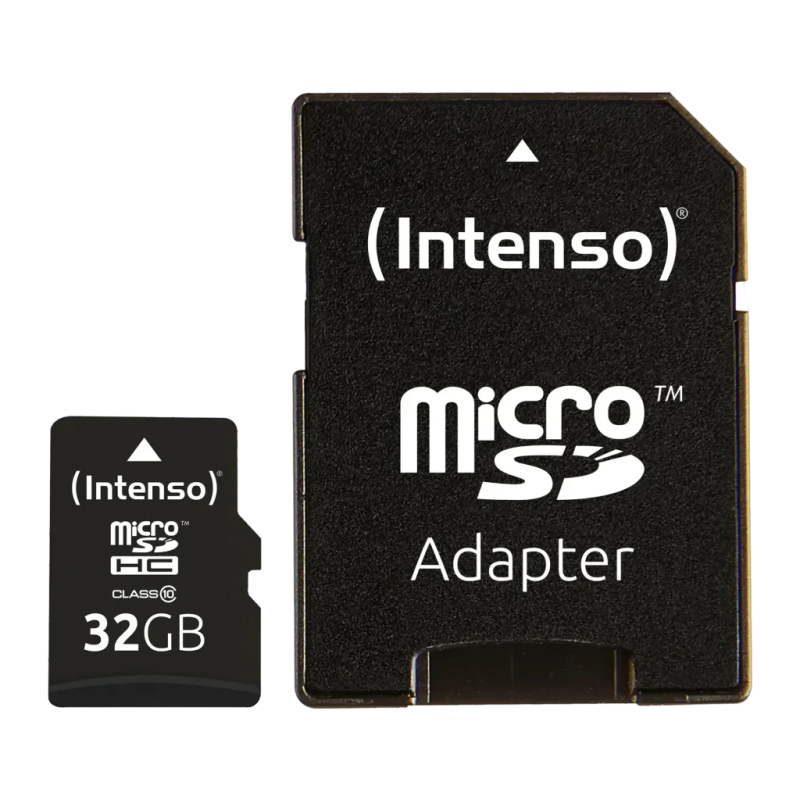 Intenso 32GB Noir 25MB/s Classe 10 Carte microSDHC