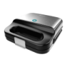 Cecotec Rock'n Toast 4in1 Fonction Grill et Gaufrier 1000W Noir Appareil à croque-monsieur